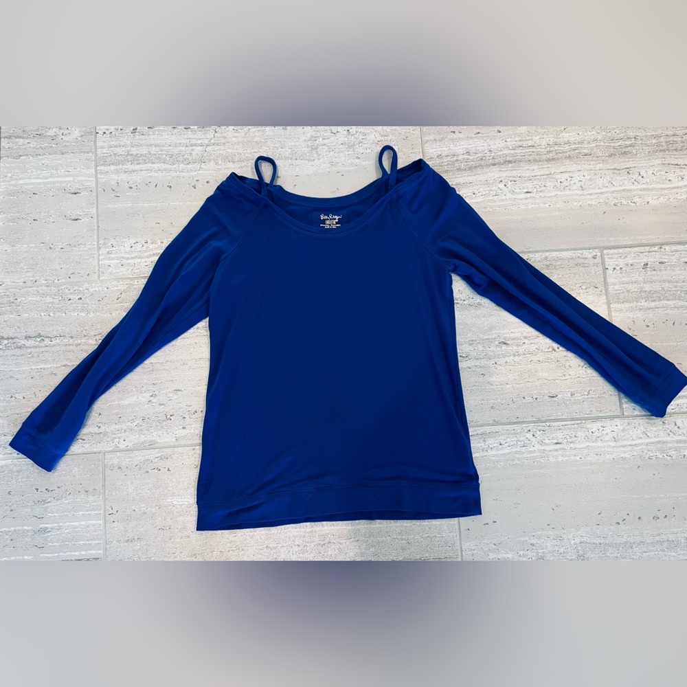 Lilly Pulitzer Luxletic Bungalow Sweatshirt Top